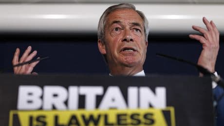 Nigel Farage wil criminelen uit buitenland harder aanpakken: ’Ga ’s avonds maar eens met sieraden over straat in Londen’