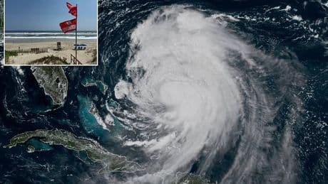 Life-threatening storm warnings issued as Hurricane Erin moves toward US East Coast