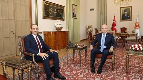 TBMM Başkanı Kurtulmuş, MİT Başkanı Kalın'ı kabul etti! Gündem Terörsüz Türkiye komisyonu