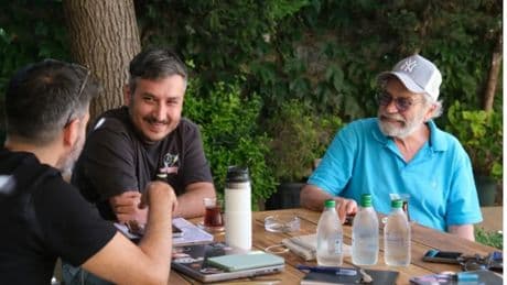 Haluk Bilginer ve Feyyaz Yiğit'i buluşturan filmin okuma provası yapıldı