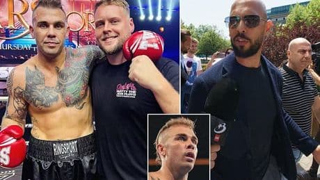 Meet the Aussie ex-outlaw bikie who is 'in line to fight Andrew Tate' after spending six years in jail