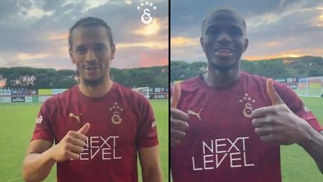 Osimhen ve Sane'den Galatasaray taraftarına çağrı