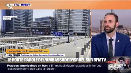 Iran-Israël: "Chaque guerre doit se terminer avec la diplomatie", affirme le porte-parole de l'ambassade d'Israël en France