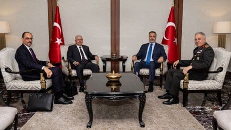 Ankara'da kritik güvenlik zirvesi: Fidan, Güler, Gürak ve Kalın bir araya geldi