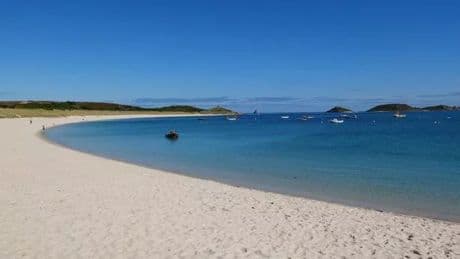 UK's 'top beach' has sandy dunes and beautiful panoramic island views