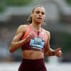 Concurrente Femke Bol razendsnel op 100 meter zónder horden