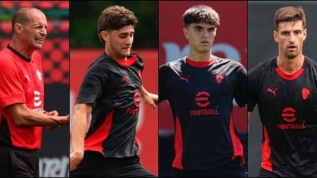 Tre punte e giovani, il nuovo Allegri: tris al Milan Futuro, Liberali e Bartesaghi vanno a Singapore
