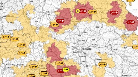 Unwetter-Gefahr: DWD alarmiert wegen heftigem Starkregen und Hagel