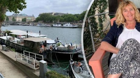 Lydia (60) woont op een woonboot in hartje Parijs: ’Het lekt altijd wel ergens’
