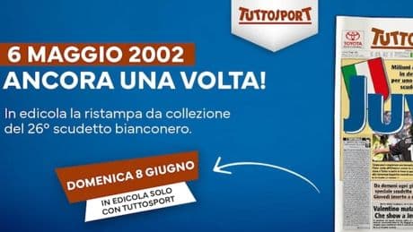 <p>Lo Scudetto del 5 maggio raccontato da Tuttosport: la storia torna in edicola, scopri quando</p>