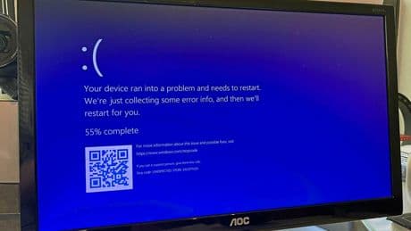 L’écran bleu « de la mort » de Windows va disparaître cet été
