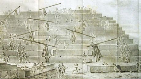 Rampas, grúas y balancines: manual para construir pirámides transportando piedras de varias toneladas