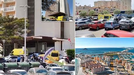 More than 100 tourists including children fall sick with 'salmonella' with some hospitalised after buffet lunch at four-star Spanish hotel as guests blame pasta dish