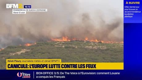 Espagne, Portugal, Italie... une partie de l'Europe lutte contre les feux