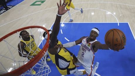 The Thunder, with title just 1 win away, try to keep focus on the Pacers