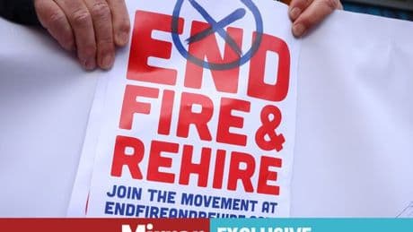 Ban on replacing sacked staff with agency workers in fire and rehire crackdown