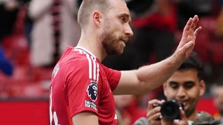 Christian Eriksen admits Manchester United were ‘lucky’ to avoid relegation