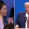 'I can see it's upsetting' - Trump asks BBC Ukrainian reporter about her family