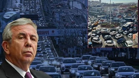 Mansur Yavaş yönetimi Ankara trafiğini kilitledi: Planlama çöktü vatandaş evine yürüyerek gitti!