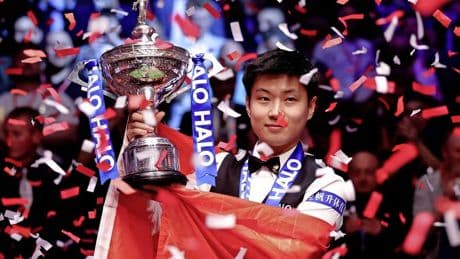 Omstreden Zhao Xintong eerste Chinese wereldkampioen snooker