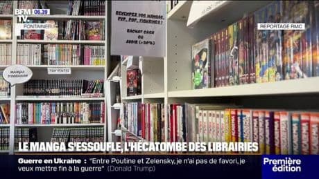 Face à la baisse des ventes de mangas, certaines librairies sont contraintes de fermer leurs portes