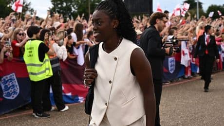 New Lionesses teen icon Michelle Agyemang enjoys perfect homecoming after Euros heroics