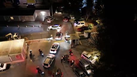 Sarıyer'de polis ekiplerinden sokaklarda 'şok' denetim