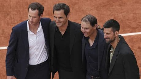 Federer, Djokovic, Murray join French Open honors for Nadal