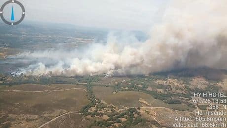VÍDEO | Zamora, amenazada de nuevo por las llamas: un incendio de nivel 2 obliga a confinar Castromil