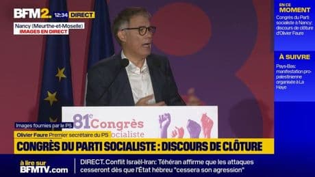 Face à LFI, Olivier Faure demande au PS de ne pas "diviser", mais de "fédérer" le pays