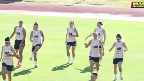 La selección española entrena sin Aitana y Lucía García