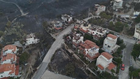 İzmir yangınından korku filmlerini aratmayan fotoğraflar