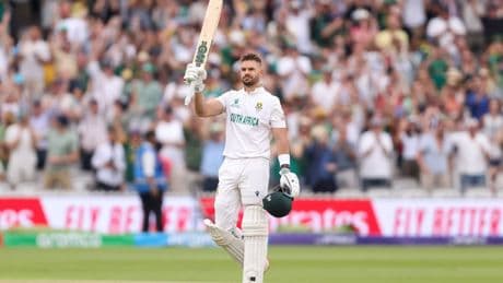 Aiden Markram hits unbeaten century to put South Africa on brink of World Test Championship glory
