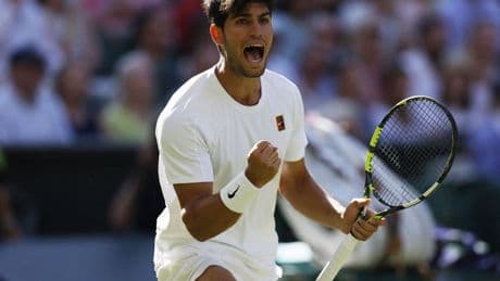 Alcaraz somete a Struff en Wimbledon y alcanza los octavos de final (1-6, 6-3, 3-6 y 4-6)