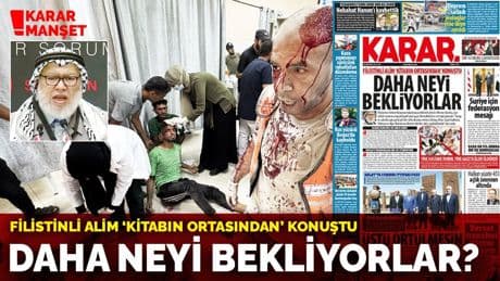 Filistinli alim 'kitabın ortasından' konuştu: Daha neyi bekliyorlar?