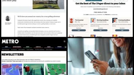 Newsletter strategies: Insights from The Scotsman, Metro and The i Paper