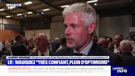 Présidence des Républicains: Laurent Wauquiez se dit "très confiant et plein d'optimisme" lors de son dernier meeting de campagne