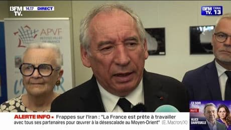 Frappes israéliennes en Iran: "Les États de la région, y compris Irraël, ont le droit de se défendre", réagit François Bayrou