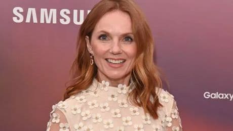 Geri Horner poses with the Lionesses at Oasis gig as they celebrate Euros victory
