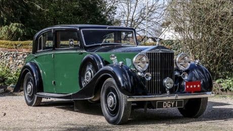Top WWII general’s Rolls Royce that was modified so Churchill could smoke cigars sells for eye-watering price