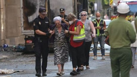 Dos heridos en la explosión de una tubería de gas en Zamora