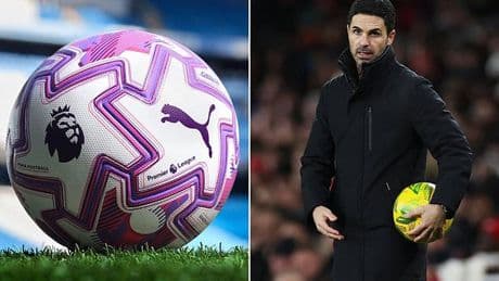 First look at Puma's new Premier League ball as Nike's 25-year partnership comes to an end... but will it please Mikel Arteta after his bizarre Carabao Cup complaints?