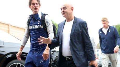Thomas Frank says Daniel Levy’s departure from Tottenham came as a surprise