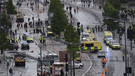 Manchester Arena attack survivor describes being knocked to the ground by car driving into crowd in Liverpool parade