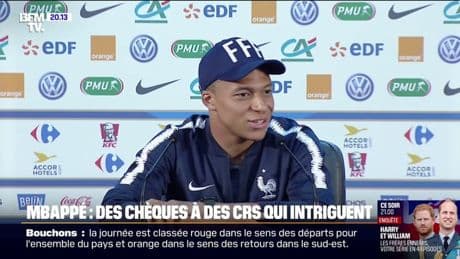 Enquête sur les chèques versés à des CRS: "Tout a été fait dans le respect des règles", réagit Kylian Mbappé