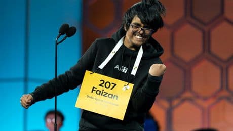 National Spelling Bee runners-up rarely go on to win. But Faizan Zaki hopes to defy the odds