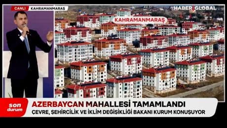 Azerbaycan Mahallesi tamamlandı! Murat Kurum: Verdiğimiz bir sözü daha yerine getirmenin gururunu yaşıyoruz