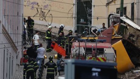 Lisbon Gloria Funicular: 15 killed as train derails with 'blood everywhere'