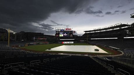 Nationals-Guardians series opener postponed due to rain with twinbill set for Tuesday