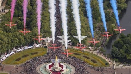 When will the Red Arrows be out on display again in 2025? Full flyover schedule